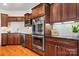 Modern kitchen with stainless steel appliances and granite countertops at 4165 54Th Ne Ave, Hickory, NC 28601