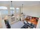 Bright, open living space with soaring ceilings, large windows, and lake views at 4165 54Th Ne Ave, Hickory, NC 28601