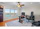Bright office with large windows, wood flooring, and views of the lake at 4165 54Th Ne Ave, Hickory, NC 28601
