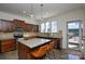 Modern kitchen with granite countertops and island at 4418 Huntley Glen Dr, Pineville, NC 28134