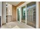 Spacious balcony with sliding glass doors at 4620 Piedmont Row Dr # 509, Charlotte, NC 28210