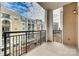 Enjoy city views from this private balcony at 4620 Piedmont Row Dr # 509, Charlotte, NC 28210