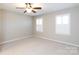 Bright bedroom with carpet and ceiling fan at 4750 Pennington Meadows Cir, Rock Hill, SC 29732