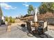 Relaxing patio with seating area, fire pit, and ample space for entertaining at 8715 Pennegrove Cir, Charlotte, NC 28214