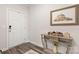 Bright entryway with console table and decorative art at 8715 Pennegrove Cir, Charlotte, NC 28214