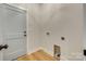 Laundry room with built-in shelving and door at 936 Jackson Rd, Fort Lawn, SC 29714