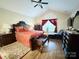 Large bedroom with ceiling fan and ample closet space at , Charlotte, NC 28269