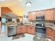 Spacious kitchen with granite countertops and stainless steel appliances at 5559 Prosperity View Dr, Charlotte, NC 28269