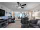 Open living area with adjacent dining and kitchen areas at 1013 Ashwood Pl, Salisbury, NC 28146