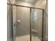 Shower with tile surround and glass door at 104 Kerr Walk Dr # 14, Statesville, NC 28677