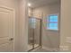 Bathroom with walk-in shower and tile flooring at 104 Kerr Walk Dr # 14, Statesville, NC 28677