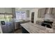 Modern kitchen features stainless steel appliances and a large island at 114 River Ridge Ln, Hickory, NC 28601