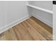 A corner with new wood floors and white trim at 1200-1 Stanton Dr, Shelby, NC