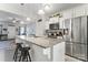 Modern kitchen with granite island, stainless steel appliances at 13883 Clayborn St, Midland, NC 28107