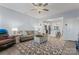 Living room features open layout with view into kitchen area at 13883 Clayborn St, Midland, NC 28107