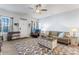 Living room with comfy seating, coffee table and entryway view at 13883 Clayborn St, Midland, NC 28107