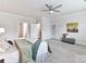 Main bedroom with access to the bathroom and private exterior access at 1410 Tranquility Blvd, Lancaster, SC 29720