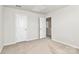 Bedroom with double door closet and access to loft at 153 Crownpiece St, Troutman, NC 28166