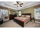 Spacious main bedroom with ample natural light and large windows at 19914 Wooden Tee Dr, Davidson, NC 28036