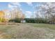 Large grassy backyard with mature trees at 207 Faulkner St, Clover, SC 29710