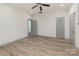 Bedroom with hardwood floors and ceiling fan at 207 Faulkner St, Clover, SC 29710