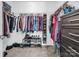 Large walk-in closet with custom shelving and drawers at 228 Pinnacle Xing, Shelby, NC 28152