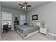 Bright bedroom with a queen-size bed and window blinds at 373 Battery Cir, Clover, SC 29710