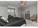 Bedroom with gray walls and two chairs at 373 Battery Cir, Clover, SC 29710