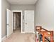 View down a hallway with two doors at 373 Battery Cir, Clover, SC 29710