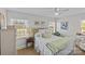 Bedroom with a full-size bed and sitting area at 4526 Wedgewood Dr, Charlotte, NC 28210