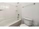 Bathroom with bathtub, toilet and shower at 611 Cahill Ln, Fort Mill, SC 29715