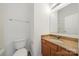 Bathroom with granite vanity and a large mirror at 611 Cahill Ln, Fort Mill, SC 29715