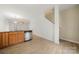 Kitchen island with granite countertop and stainless steel dishwasher at 611 Cahill Ln, Fort Mill, SC 29715