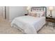 Bright bedroom with cozy bedding and modern nightstands at 8146 Rudolph Rd, Charlotte, NC 28216