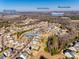 Aerial view showcasing home and community amenities at 12014 Grey Partridge Dr, Charlotte, NC 28278