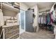 Large walk-in closet with ample shelving and hanging space at 12014 Grey Partridge Dr, Charlotte, NC 28278