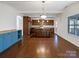 Modern kitchen with island and stainless steel appliances at 14916 Oregon Oak Ct, Mint Hill, NC 28227