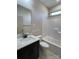 Simple bathroom with a tub, toilet and vanity at 226 Beths Ct, York, SC 29745