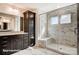 Bathroom with large shower and vanity at 3229 Mcharney Dr # 35, Harrisburg, NC 28075