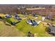 Aerial view of house and surrounding properties at 415 Cameron Dr, Salisbury, NC 28147