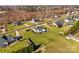 Aerial view of neighborhood showing property lines at 415 Cameron Dr, Salisbury, NC 28147