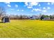 Spacious backyard with shed and open space at 415 Cameron Dr, Salisbury, NC 28147