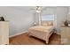 Secondary bedroom with a full-size bed and neutral decor at 415 Cameron Dr, Salisbury, NC 28147