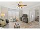 Living room with large window and comfortable seating at 415 Cameron Dr, Salisbury, NC 28147