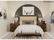 Modern bedroom with a unique headboard and stylish decor at 4558 Potters Wheel Dr, Fort Mill, SC 29715