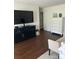 Bedroom with dark wood floors and built-in dresser at 904 Mascot Dr, Albemarle, NC 28001