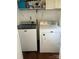 Laundry closet with washer and dryer at 904 Mascot Dr, Albemarle, NC 28001