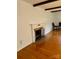 Living room with hardwood floors and fireplace at 904 Mascot Dr, Albemarle, NC 28001