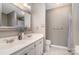 Bathroom boasts a double vanity and updated fixtures at 101 Ingonish Dr, Gastonia, NC 28056