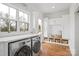 Bright laundry room with built-in storage and modern LG washer and dryer at 1026 Walker Branch Rd, Lincolnton, NC 28092